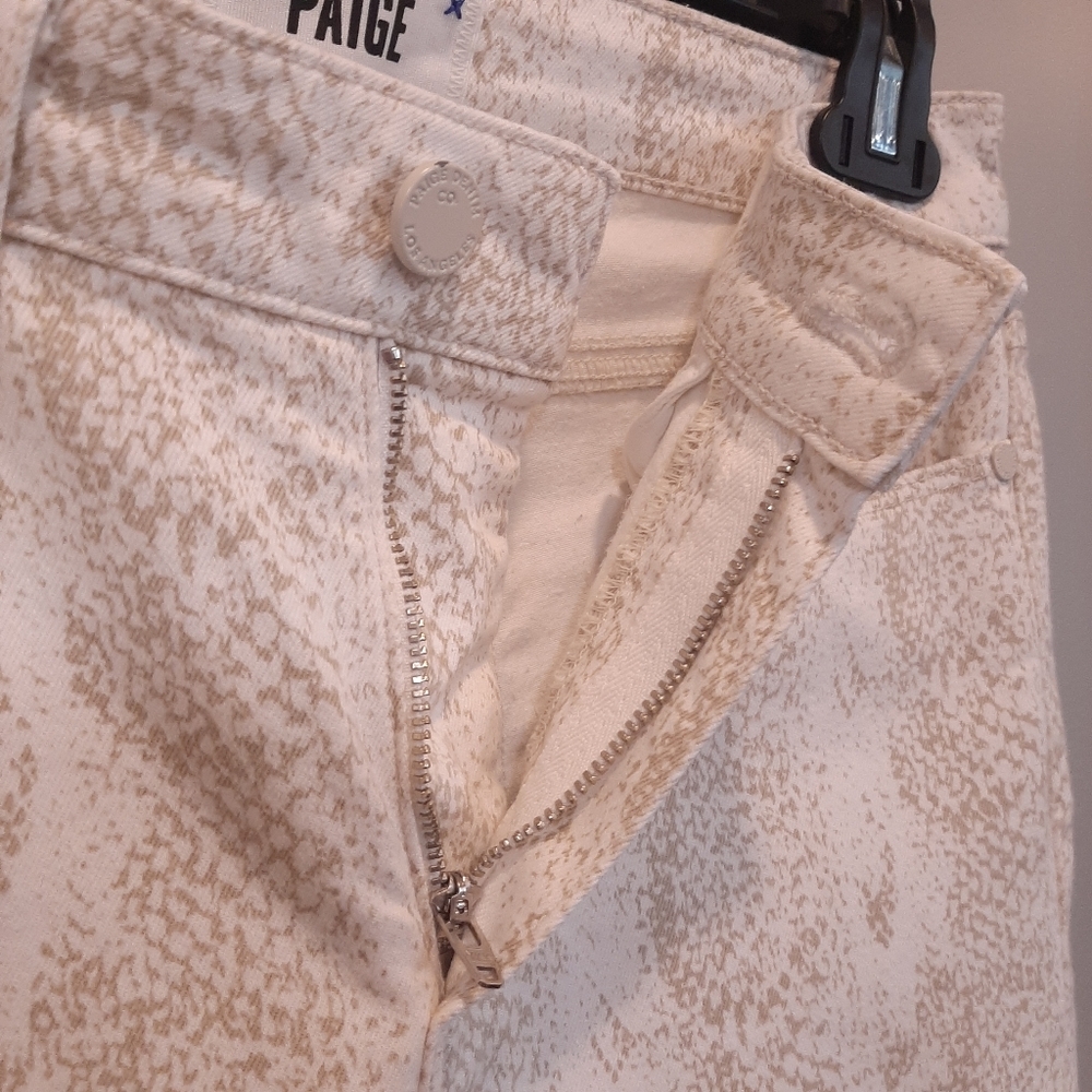 Paige Hoxton Ankle Snake Print Skinny Jeans Python Anthropologie Denim Size 26 - Picture 11 of 16